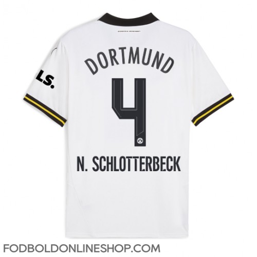 Borussia Dortmund Nico Schlotterbeck #4 Tredjetrøje 2024-25 Kortærmet